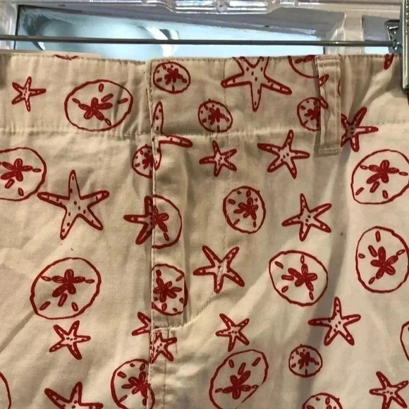 Nantucket Brand red/white nautical themed skirt with side pockets.  Size 12 - Picture 2 of 8